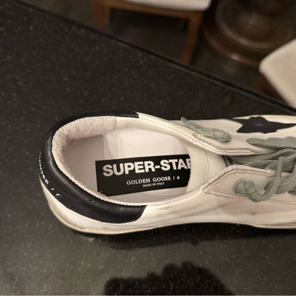 NIB Golden Goose Super Star leather sneakers. Size 39 - Picture 7 of 8